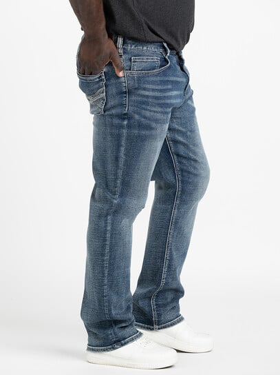 Men's Medium Wash Classic Boot Jeans Men's Medium Wash Classic Boot Jeans