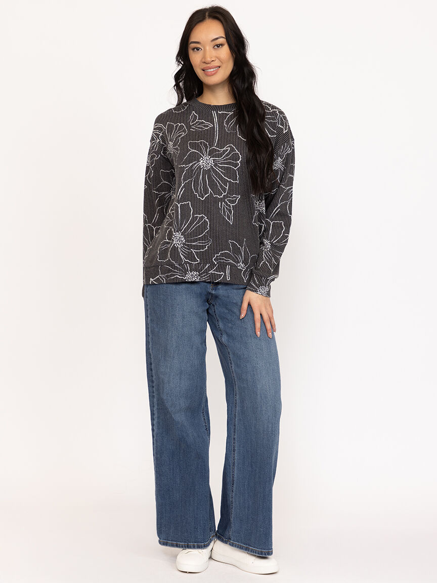 Women's Floral Print Top