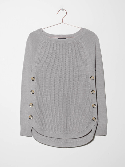 Women's Side Button Sweater