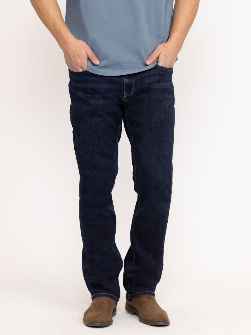 Men's Indigo Relaxed Slim Jeans