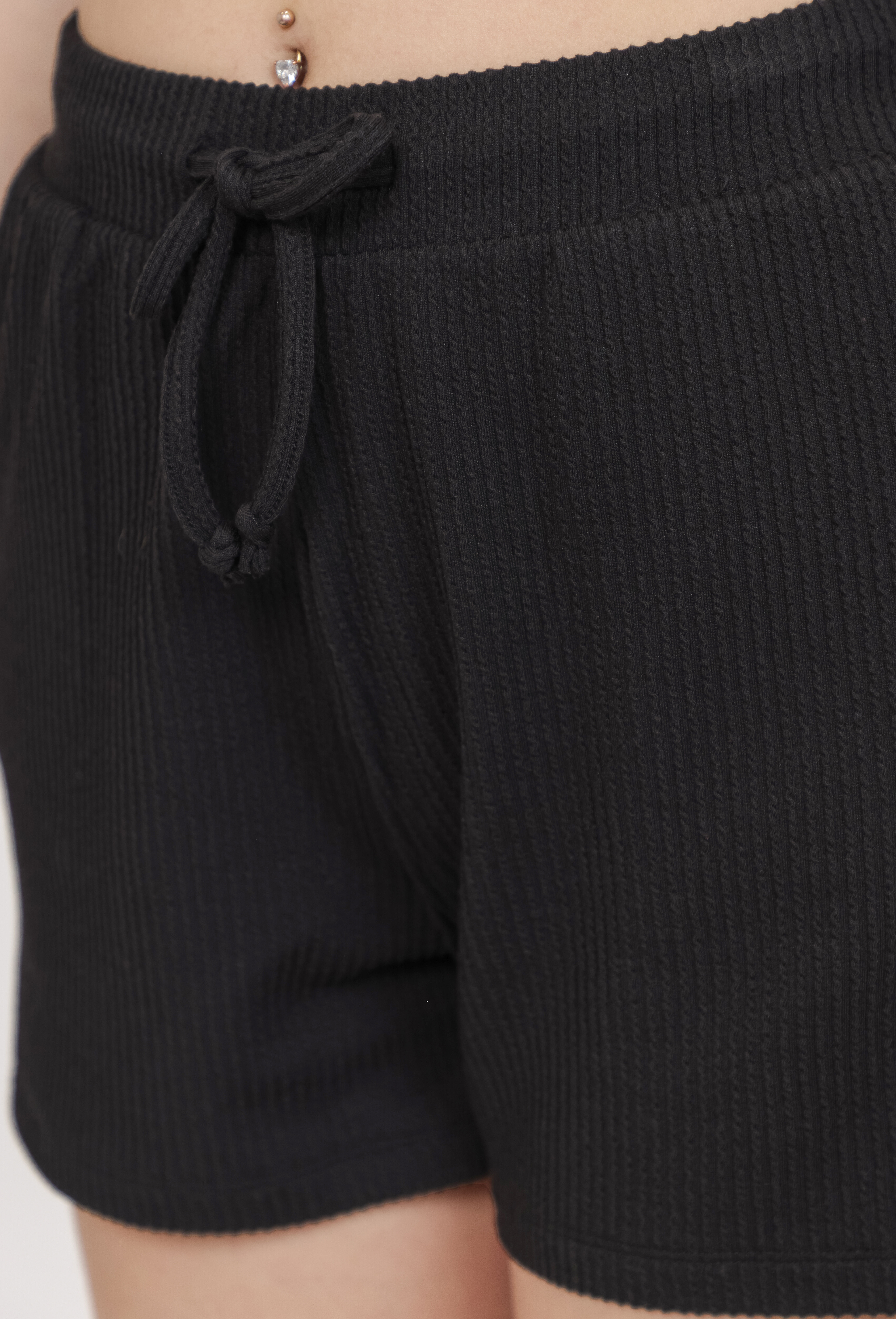 Women's Wavy Rib Pull On Short