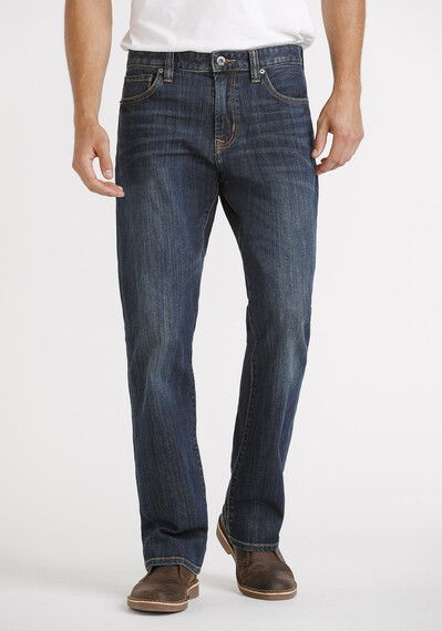 Men's Dark Classic Bootcut Jeans Image 1