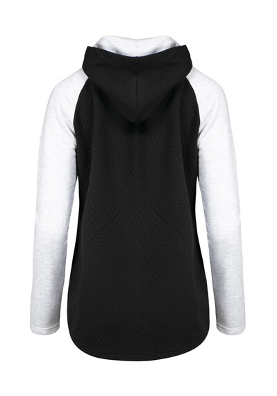 Women's Quilted Popover Hoodie Image 4