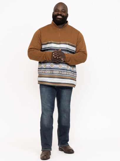 Men's Geo Quarter-Zip Hoodie Men's Geo Quarter-Zip Hoodie