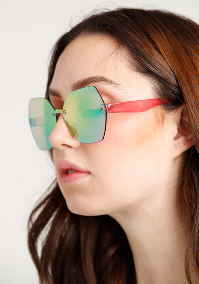 Women's Frameless Sunglasses Image 4