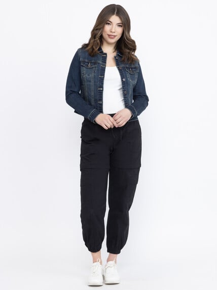 Women's Convertible Zipped Off Cargo Jogger Pant Women's Convertible Zipped Off Cargo Jogger Pant Image 6