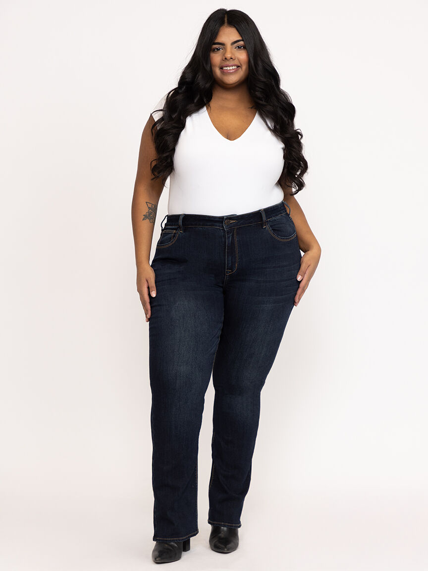 Women's Plus Baby Boot Jeans