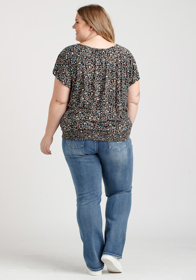Women's Floral Peasant Top Warehouse One