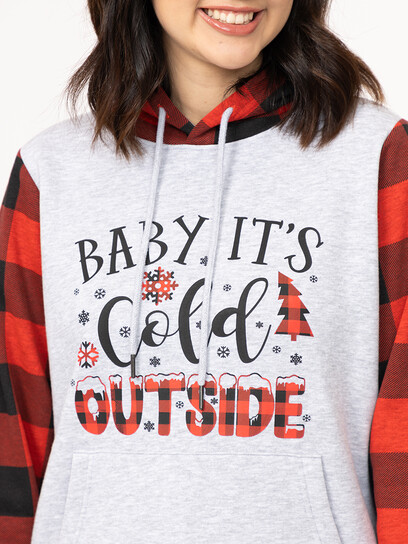 Women's Baby It's Cold Outside Hoodie Women's Baby It's Cold Outside Hoodie