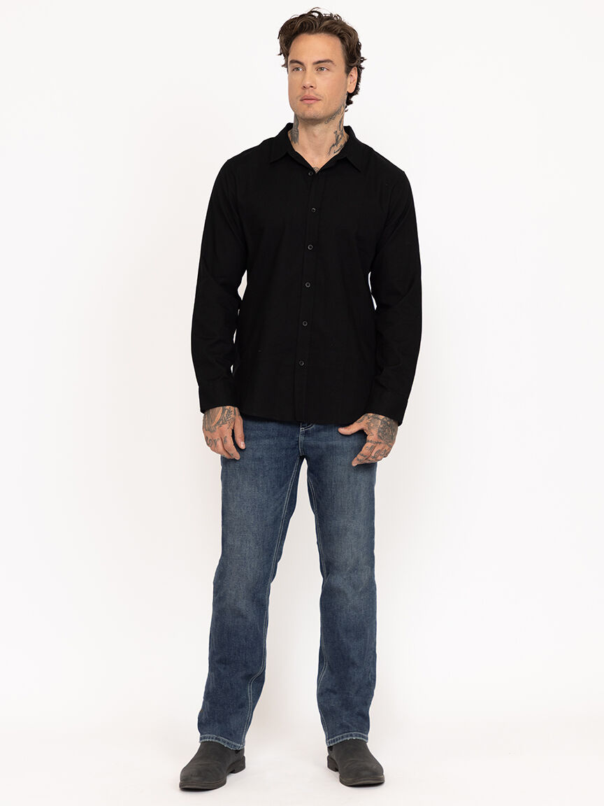 dress shirt warehouse Robert Lewis RL590D 100% Cotton Dress Shirt