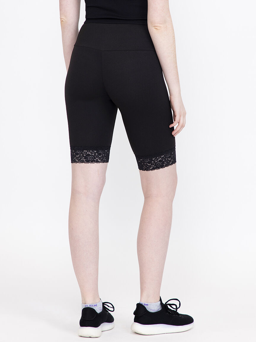 Women's Lace Trim Bike Short