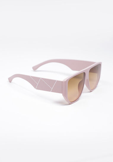Women's Geometric Arm Sunglasses