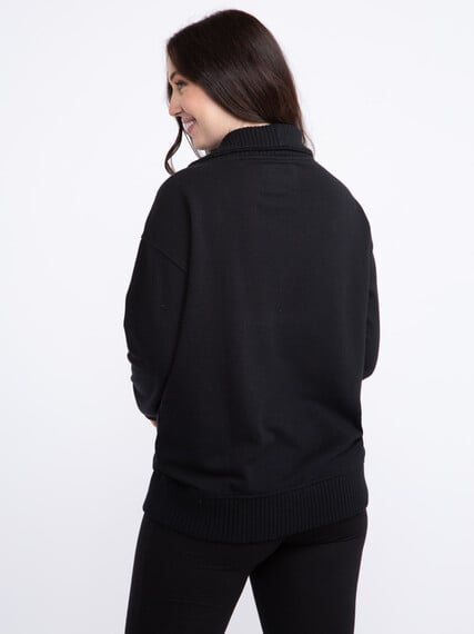 Women's Half Zip Sweatshirt Image 4