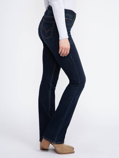 Women's Dark Wash Baby Boot Jeans Women's Dark Wash Baby Boot Jeans