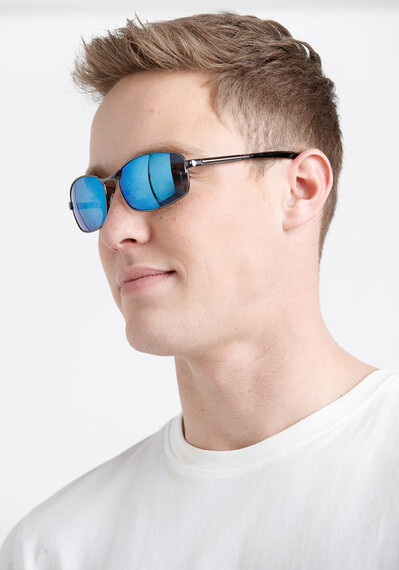Men's Reflective Sport Sunglasses Image 1