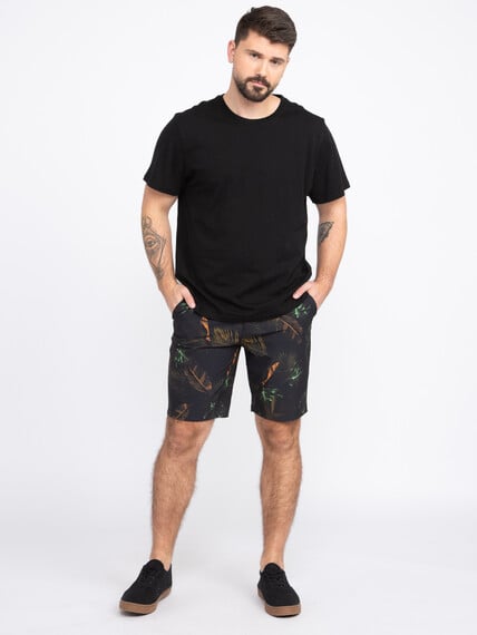 Men's Printed Palm Hybrid Shorts Image 1