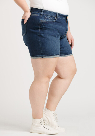 Women's Plus Cuffed Bermuda Jean Short Image 3