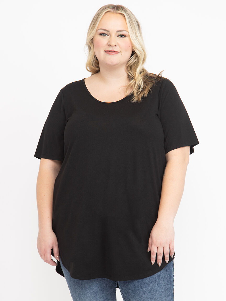 Women's Scoop Neck Legging Tunic Tee