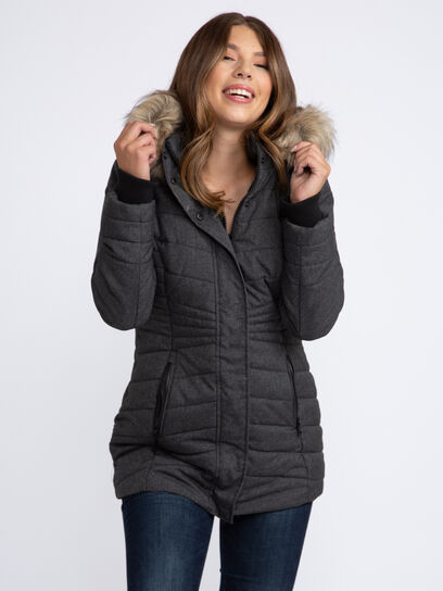 Women's Quilted Parka