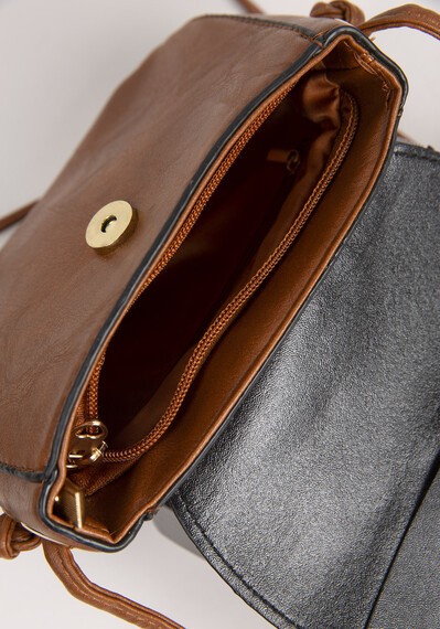 PU Saddle Bag with Tassles Image 5