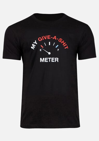 Men's Give-A-Shit Meter Tee