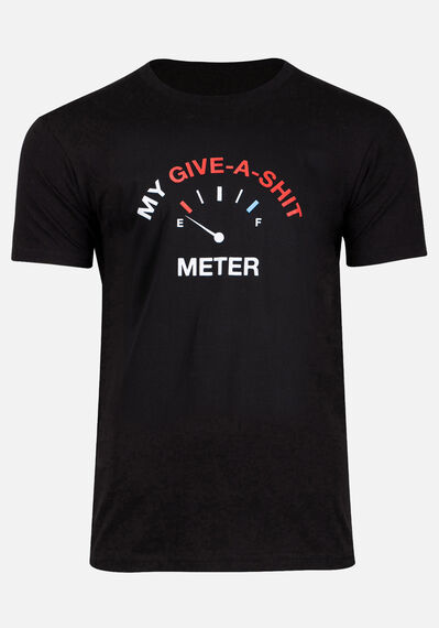 Men's Give-A-Shit Meter Tee Image 4