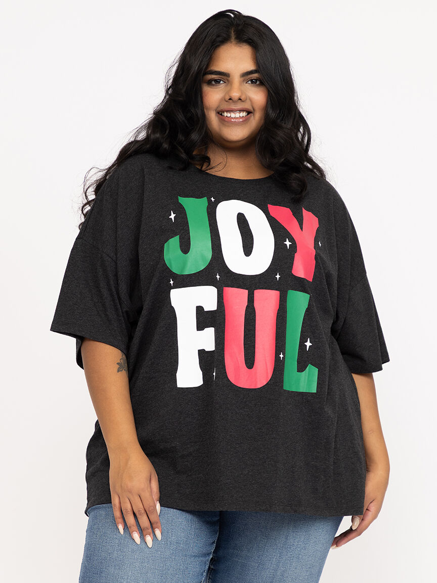 Women's Joyful Oversized Tee