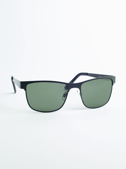 Men's Black Sport Sunglasses Image 1