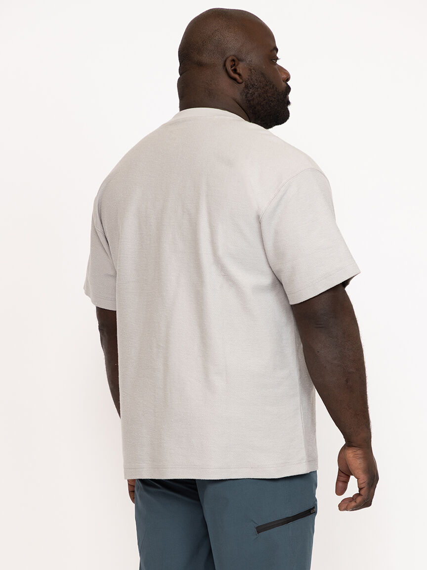 Men's Textured Boxy Tee