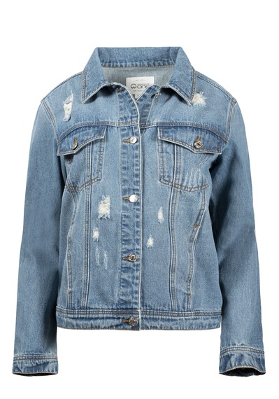 Women's Boyfriend Jean Jacket Women's Boyfriend Jean Jacket Image 3