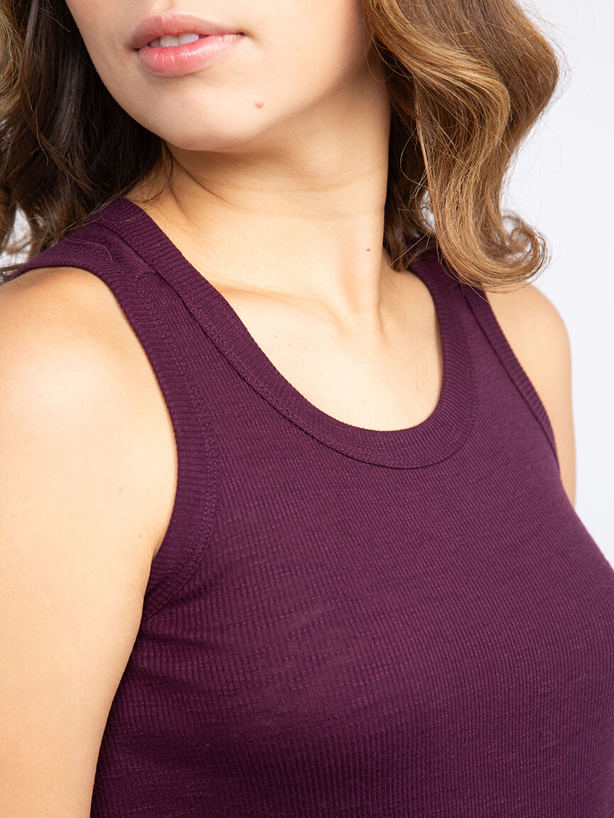 Women's Rib Racerback Tank Warehouse One