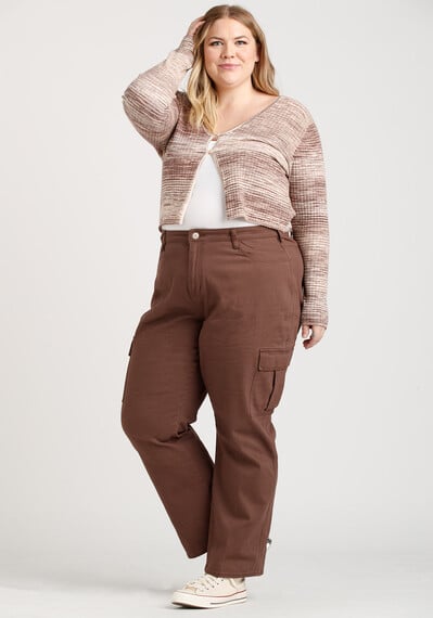 Women's Plus 90's Cargo Jeans Women's Plus 90's Cargo Jeans Image 1