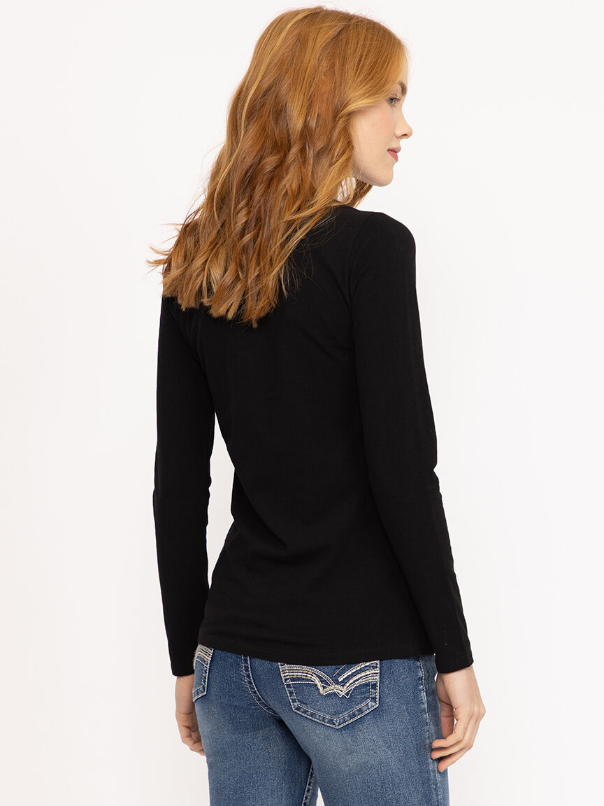 Women's Crew Neck Long Sleeve Tee