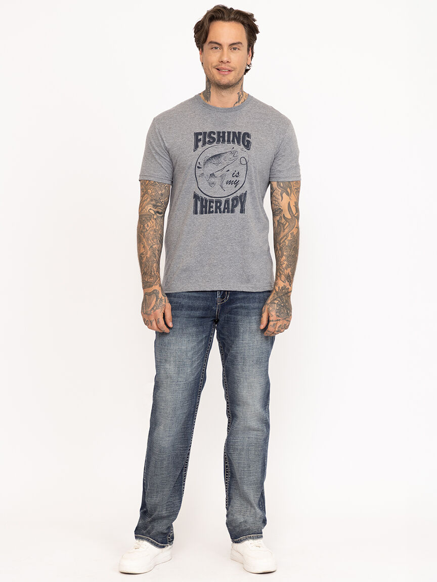Men's Fishing is my Therapy Tee