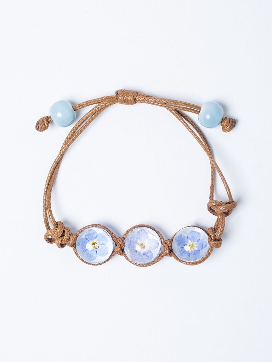 Women's Pressed Flower Bracelet