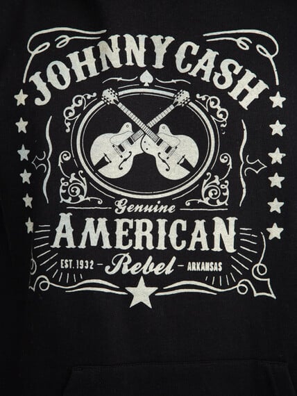 Men's Johnny Cash American Rebel Hoodie Image 6