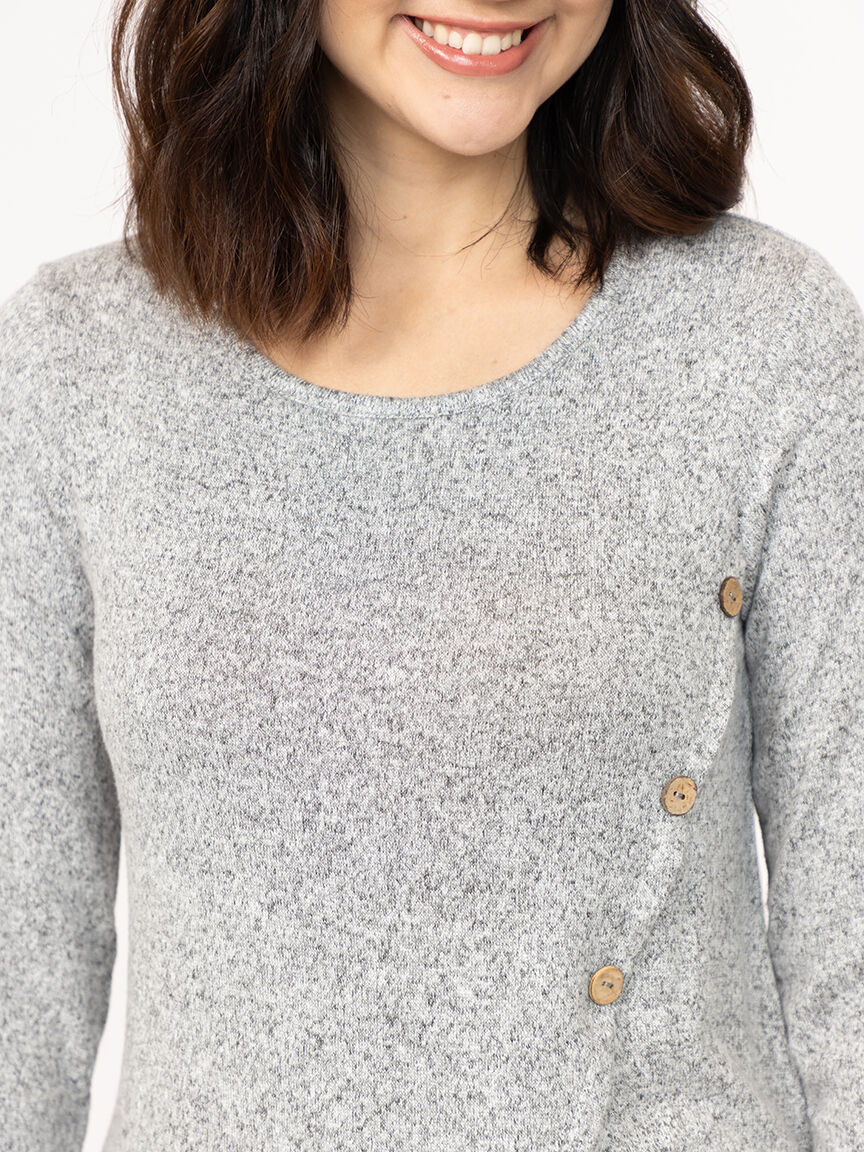 Women's Lace Botton Top