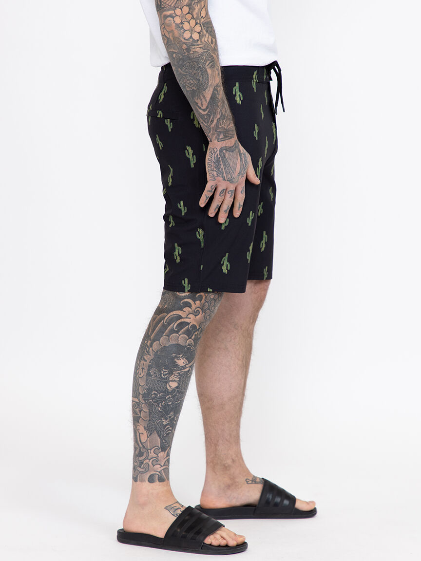 Men's Printed Cactus Board Shorts