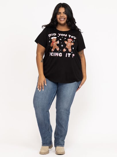 Women's Icing It Crew Neck Tee Women's Icing It Crew Neck Tee