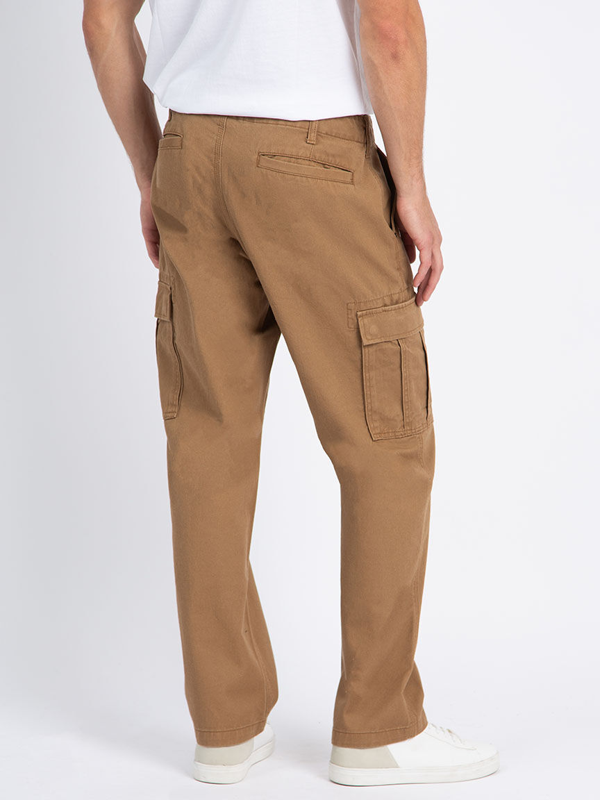 Men's Twill Cargo Relaxed Straight Pant Warehouse One