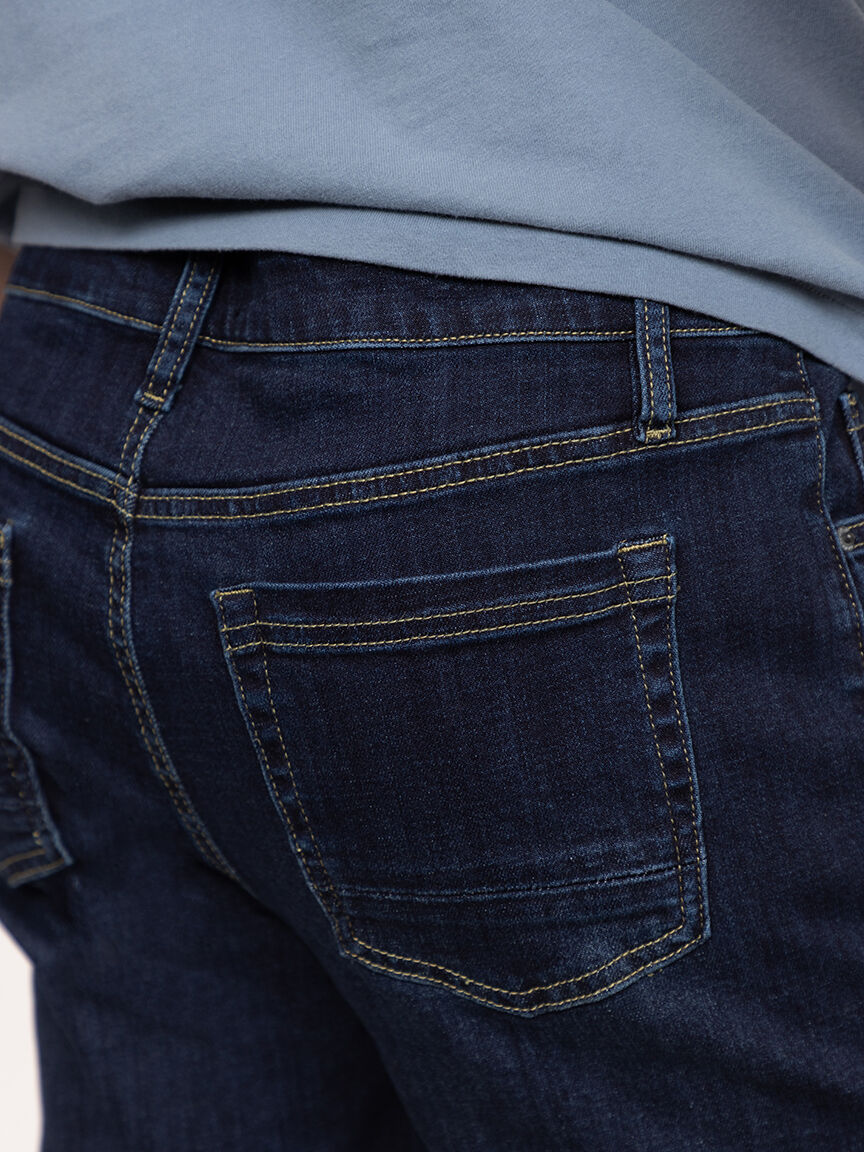 Men's Indigo Relaxed Slim Jeans