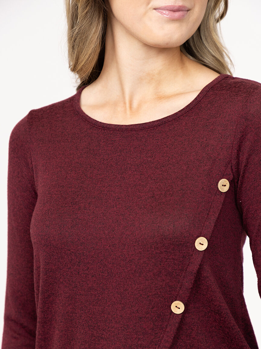 Women's Lace Botton Top