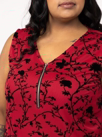 Women's Flocked Mesh Tank Women's Flocked Mesh Tank