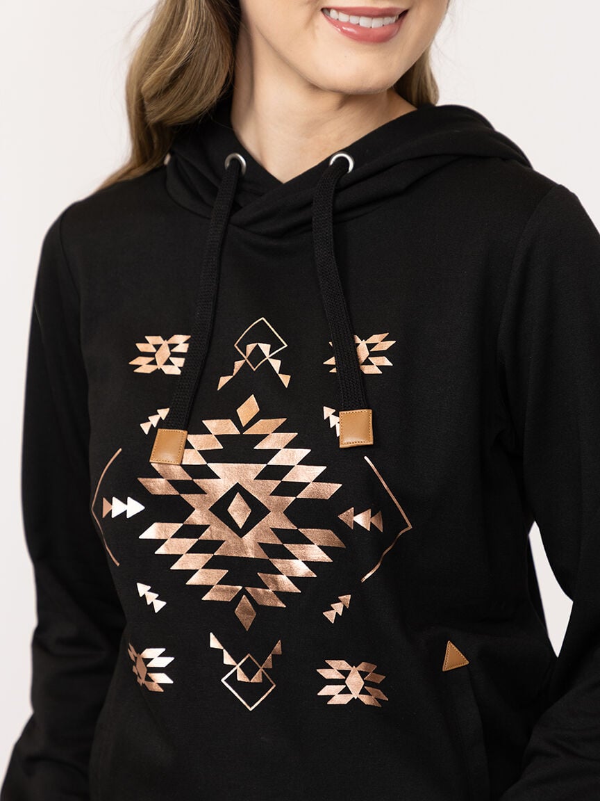 Women's Foil Geo Hoodie