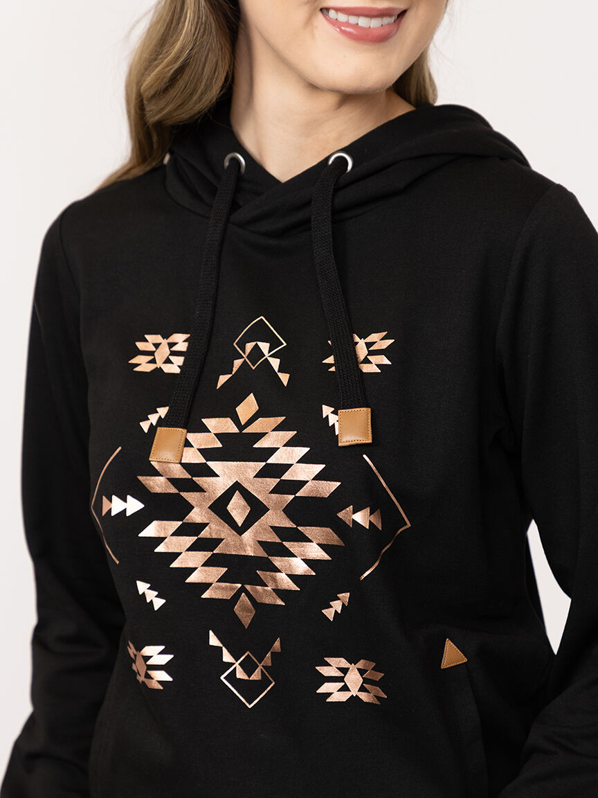 Women's Foil Geo Hoodie