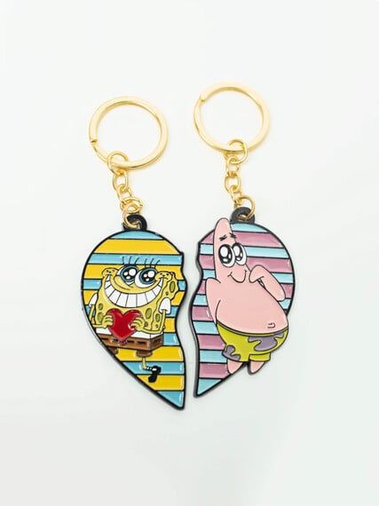 Sponge Bob BFF Keychain Set Sponge Bob BFF Keychain Set Image 2
