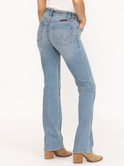 Women's Light Wash Mid Rise Willow Riding Bootcut Jeans Women's Light Wash Mid Rise Willow Riding Bootcut Jeans