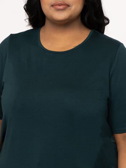 Women's Crew Neck Legging Tunic Tee Women's Crew Neck Legging Tunic Tee