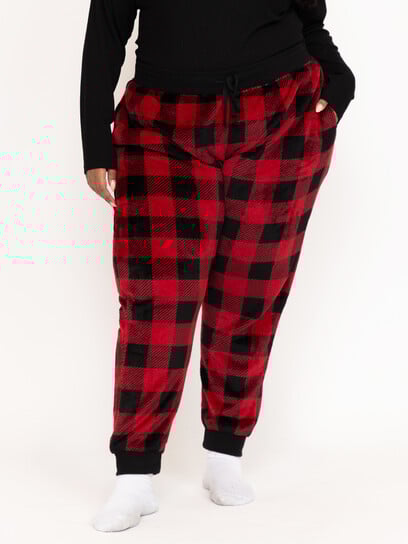 Women's Plaid Sleep Jogger Women's Plaid Sleep Jogger