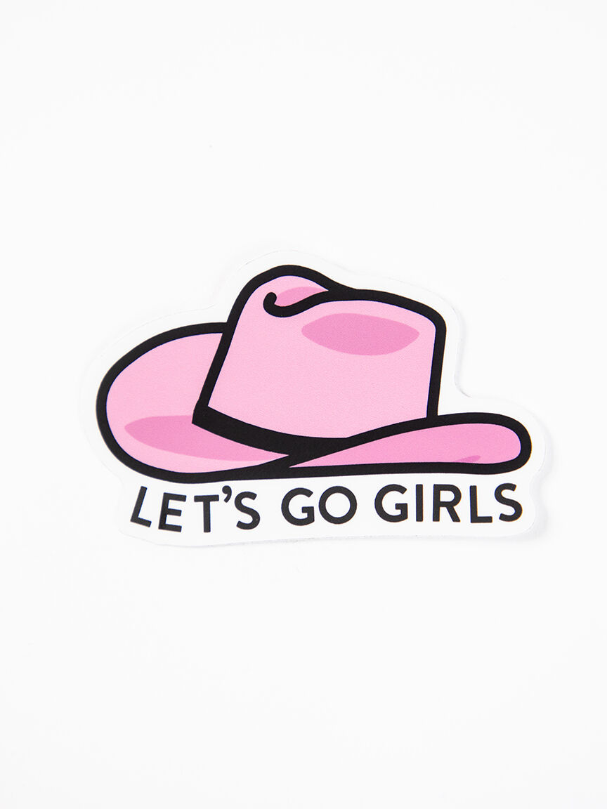 Let's Go Girls Sticker